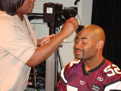 epavideo2_blog Chris Draft prepares to shoot a video for the EPA.